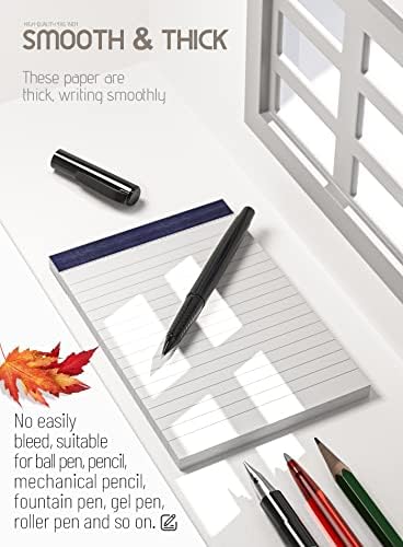 10 Pack Small Note Pads Pocket Size A6 Tear Off Grocery Lists Notepads with Lined Pages Shopping List Memo Pads Scratch Pads Note Pads for Office Supplies Classroom Supplies College Supplies Note Pad
