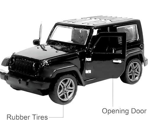 Image of Kammateswara Thar 1:32 Scale Die-Cast Metal Cars in Pull-Back Action Openable Doors Thar with Lights and Music | Alloy Model for Kids | Toys for Kids (Random Color)