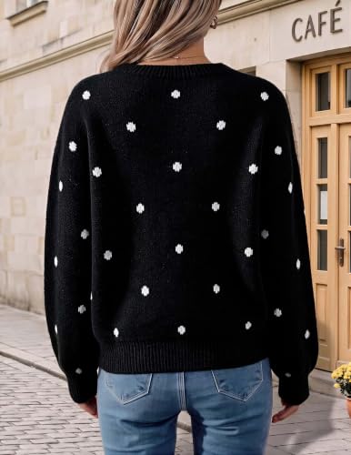 Image of Libsorge Womens Heart Sweater 2026 Valentines Day Trendy Cute Fall Oversized Long Sleeve Pullover Sweaters