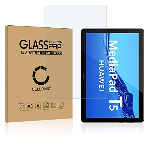 CELLONIC Protector Pantalla Tablet Compatible con Huawei MediaPad T5 2018 (AGS2-W09) (2.5D, 0,33mm,...