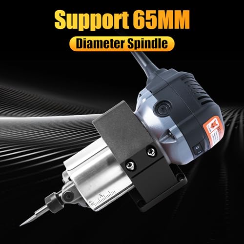 65mm CNC-Spindelhalter aus Aluminium, Z-Klemme für FoxAlien Masuter Pro, Masuter 3, Masuter 3S und XE-PRO CNC-Fräsmaschine, kompatibel mit RT0701C