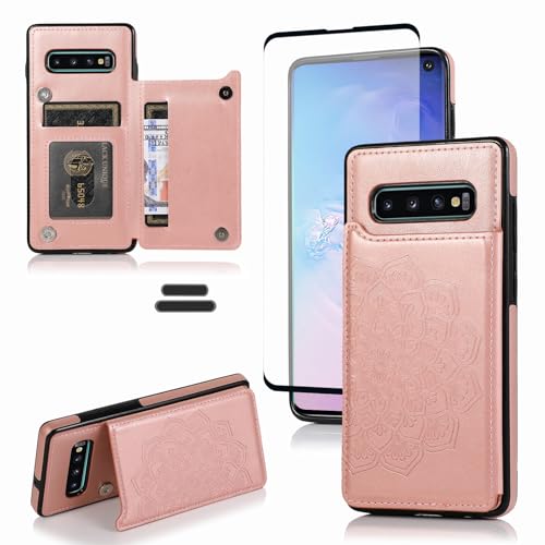 LMDAMZ Galaxy S10 Mandala Wallet Case