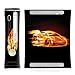 DeinDesign Skin kompatibel mit Microsoft Xbox 360 Folie Sticker Sportwagen Feuer Flamme