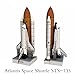 USA space shuttle Atlantis 1:150 Scale Paper model kit Toy Kids Gifts