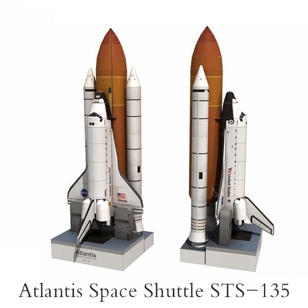 Amazon.com: USA space shuttle Atlantis 1:150 Scale Paper
