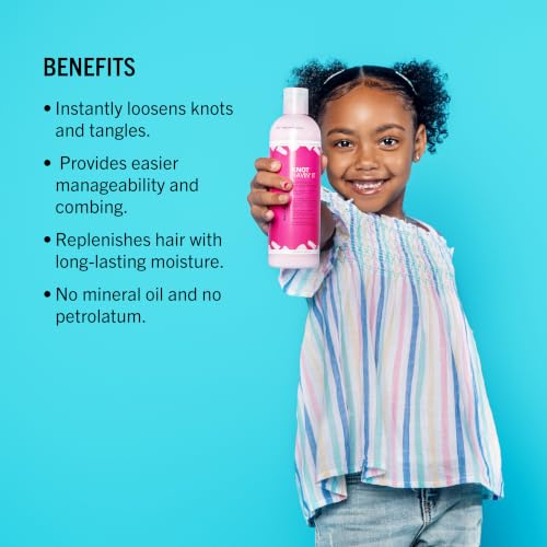 Aunt Jackie's Kids Knot Havin' It Leave-In Ultimate Detangling Hair Moisturizer for Naturally Curly, Coily and Wavy Hair, 12 oz - Image 3