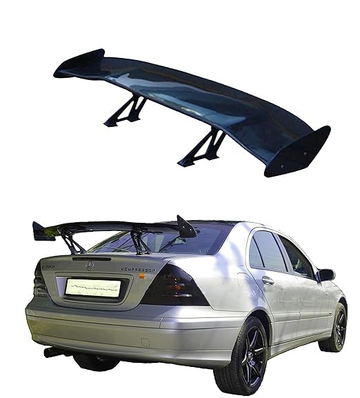 Malik AUTO GT Type Sportz Spoiler with Aluminium Stand Semi-Finished (Unpainted Grey) Car Spoiler with Light Weight Fiber Reinforced Plastic (FRP)-image-44