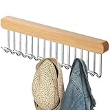 Installation simplifiée : gardez vos ceintures bien rangées et à portée de main avec ce porte-ceinture coulissant facile à installer pour placard. Les bandes adhésives ou les vis fournies garantissent une installation et un espace en un rien de temps