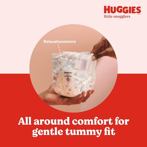 Image of Heavy Absorbency Disposable Unisex Little Snugglers Newborn Baby Diaper, 288 per Case