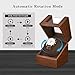 Watch Winder,Automatic Single Watch Winder for Women's and Men's Watches, Watch Shaker with Japanese Quiet Motor, Battery Powered or AC Adapter(Brown)