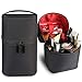 Makeup Brush Organizer Artist Makeup Bag Brushes Set Case Professional Travelling Brush Pen Pencil Holder Make Up Cup Storage Organizer Case Pencil Pouch Cosmetic Bag for Travel (Black)