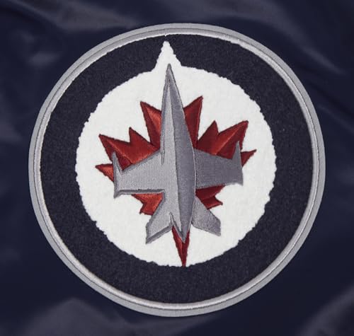 Image of Pro Standard Mens NHL Old English Satin Jacket