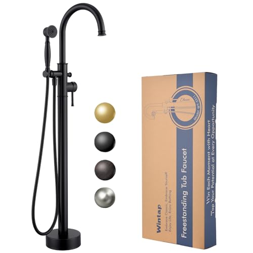 Free Standing Tub Faucet, Wintap Classic Freestanding Bathtub Faucet with