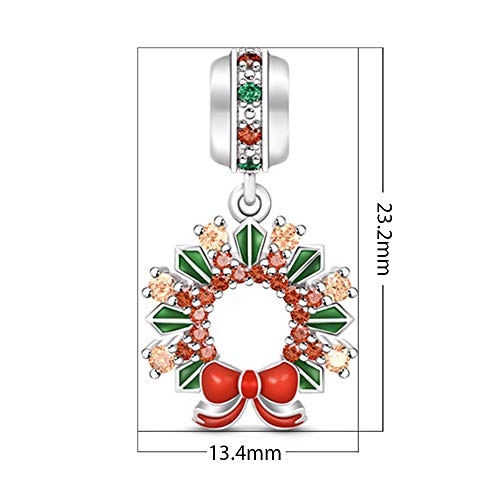 Image of GNOCE Christmas Charm Sterling Silver Pendant Bead