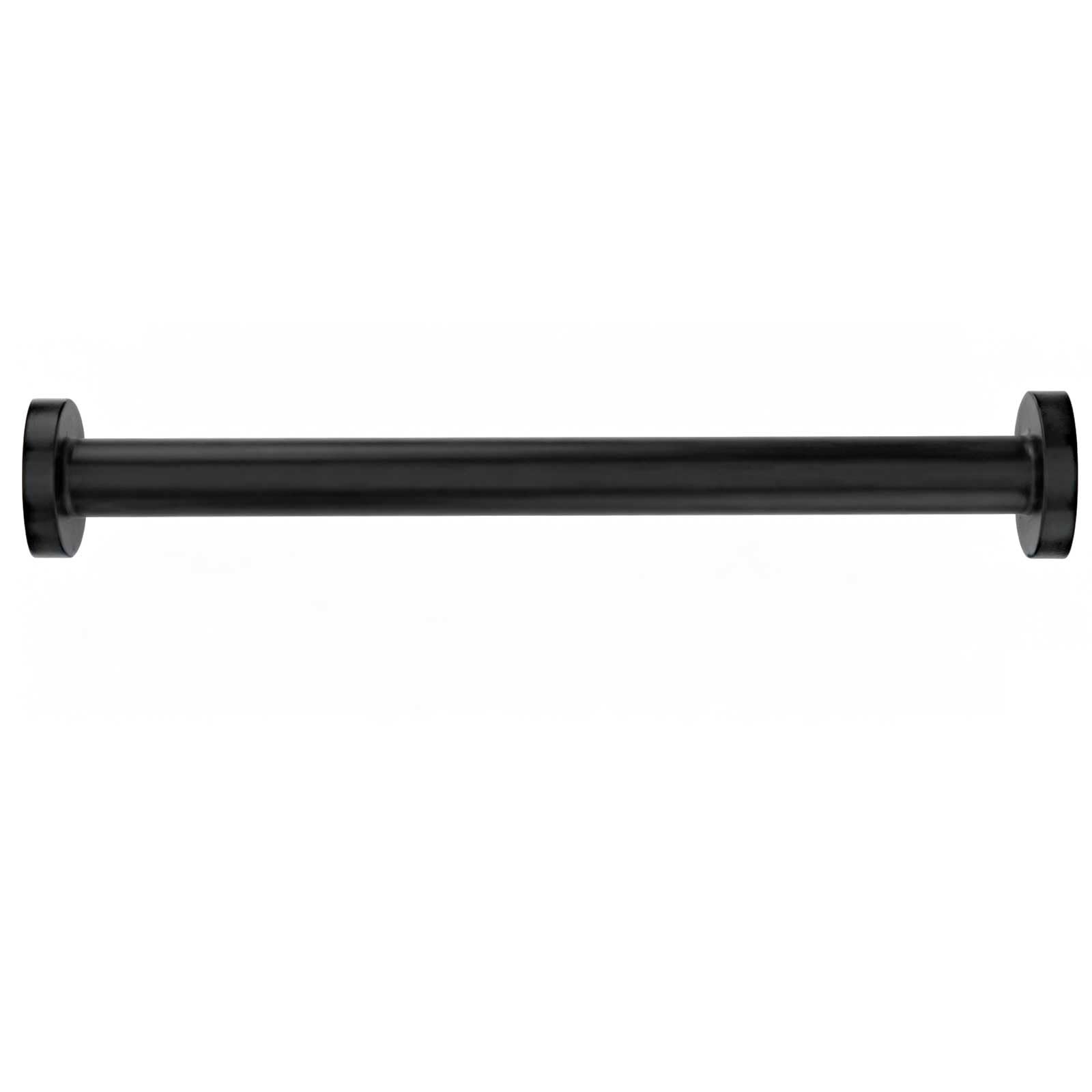 Shower Spring Tension Curtain Rod 22-102 inch, Aluminum Adjustable Curtain Rod No Drilling for Bathroom, Closet, Room Divider(Black,90-160cm/35-63in)