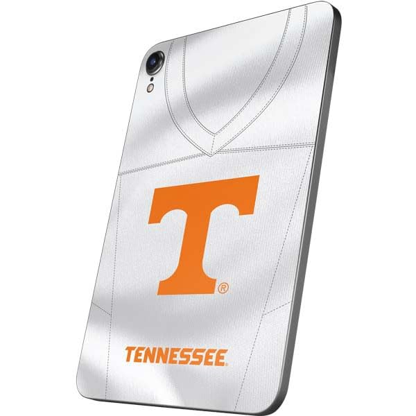Skinit Decal Tablet Skin Compatible with iPad Mini 7 (2025) - Officially Licensed University of Tennessee White Jersey Design