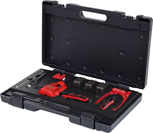 KS Tools 4042146373248 122.1290 Flarefix 1 Universal Bremsleitungs Bördelgerät Satz mit Hydraulik Spindel*