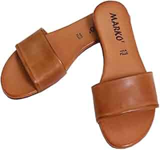 Amazon | [MARKO] マルコ 牛革 サンダル 225115 レディース 革靴