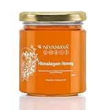 NIYAMAYA Pure Himalayan Honey 250 gm | 100% Pure Natural Raw Honey Unpasteurized & Unprocessed No Added Sugar Multi Flora Himalayan Honey Organic Honey in Fresh