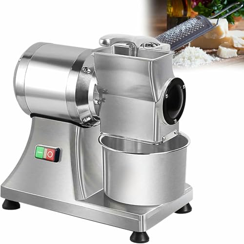 Rallador eléctrico de queso 550 W con cubo de acero inoxidable miniatura 1