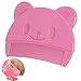 Baby kamm für milchschorf, Neugeborene Haarkamm, Baby Haarbürste mit weichen Zähnchen, kamm gegen milchschorf baby kind, Farben sortiert (Rosa (1 Stück))
