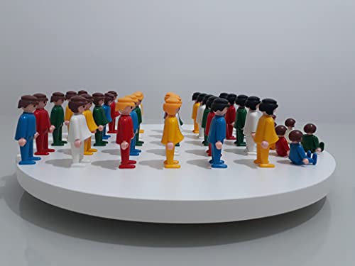 Kit bonecos Playmobil - Constelação Familiar - Médio - 7 homens + 7 mulheres + 3 meninos + 3 meninas