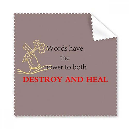 Cadeau tissu lunettes avec citation de Bouddha inspirante pour vos proches