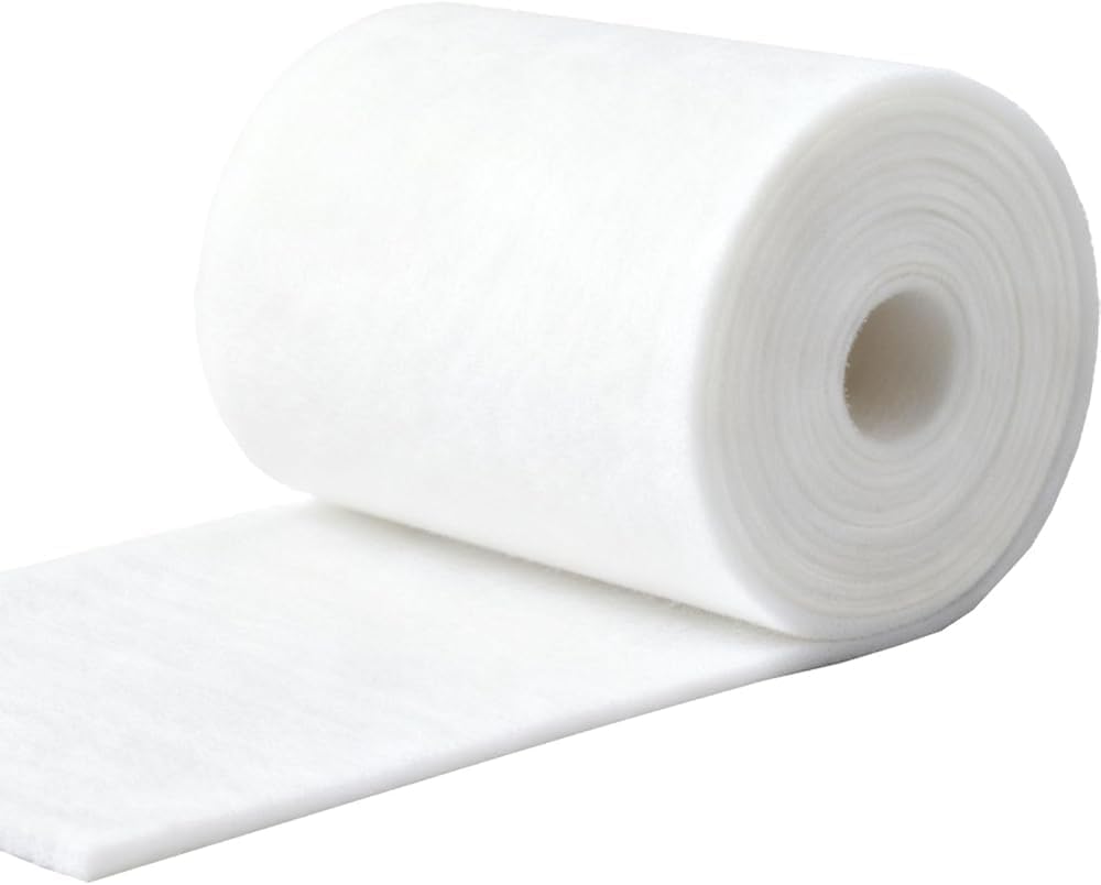 Rollo de algodón para Filtro de Aire HVAC de 1 x 20 m, Almohadilla de Medio filtrante de ventilación de poliéster, Material filtrante de Aire Recortable de 5 mm de Espesor (tamaño: 5 mm)