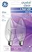 GE Crystal Clear Decorative Light Bulbs, 25 Watt, Candelabra Base (10 Pack)