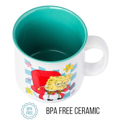 Taza de cerámica Camper SpongeBob SquarePants 20 oz miniatura 6