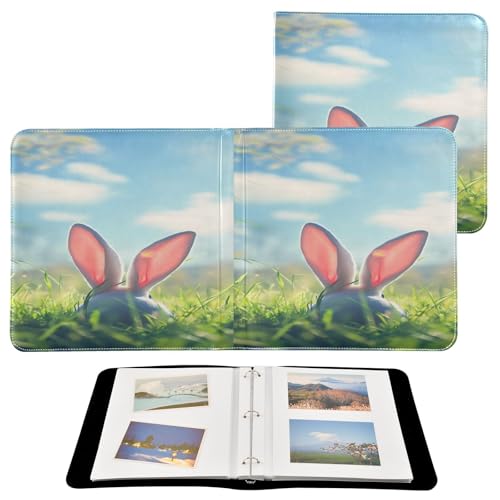 Álbum de Fotos Para Pegar DIY Scrapbook Álbum Conejo de Pascua 3 Anillas 40 Páginas 8x10 Memorias miniatura 2