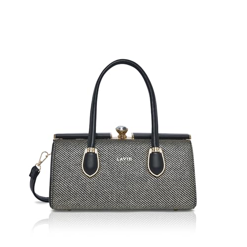 Image of Lavie Luxe Women's Glam Dazzle Satchel Bag | Satchel Handbag for Work | Ladies Purse | Stylish Shoulder Bag | Gift for Women