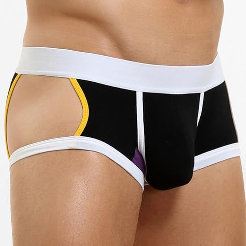 Men Jockstrap Sexy Underwear Low Rise Boxer Briefs Athletic Supporter Breathable Seamless Bulge Pouch Underpants2