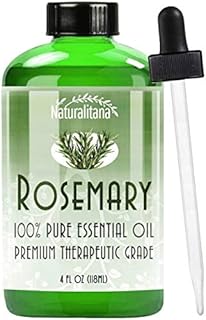 Best Rosemary Essential Oil (4oz Bulk Rosemary Oil) Aromatherapy Rosemary Essential Oil for Diffuser, Soap, Bath Bombs, Ca...