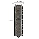 Aiqeer KFZ 12-Fach Sicherungshalter, 12V / 24V / 32V / 48V Universal Standard Blade Sicherungskasten, Sicherungsdose, Sicherungsblock, mit Feuchtigkeitsgeschützter Abdeckung und 10Pcs Flachsicherung