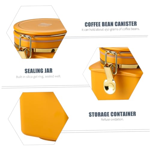 LALAFINA contenedor hermético para café naranja miniatura 3