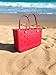 SunTote X Large Beach Bag Tote| Durable Lightweight Waterproof Washable Open Tote Bag for Beach, Pool, Boat, Sports (Rose Red)