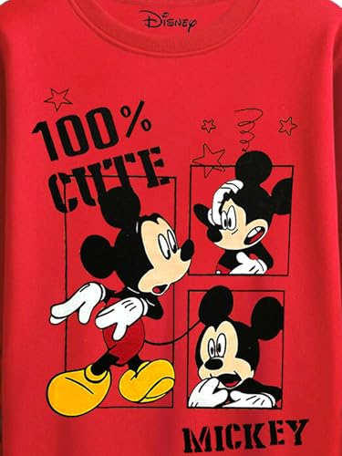 Image of Kuchipoo Disney Boys Regular Fit Winterwear Sweatshirt
