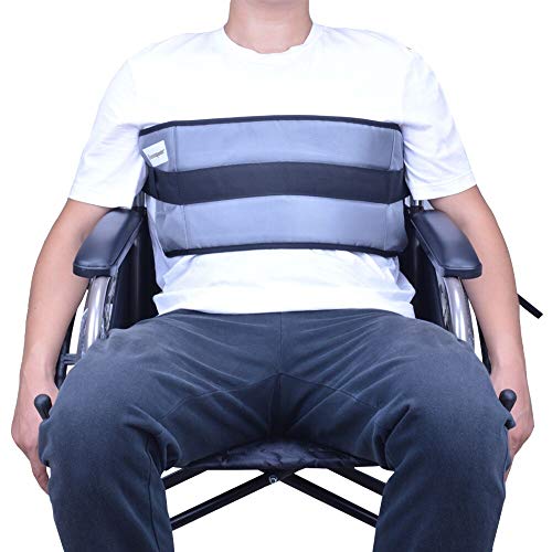Wheelchair Seat Belt Medical Restraints Straps Adjustable Wheelchair Safety Harness Patients Cares Safety Waist Lap Strap with Lift Sling