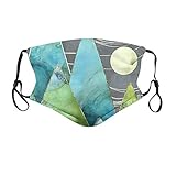 ♥Dünner Tuch: Atmungsaktives und feuchtigkeitsabweisendes Material. Sonnenschutz Halstuch : Verwenden Sie es beim Wandern, um Kopf und Hals vor UV-Strahlen zu schützen.