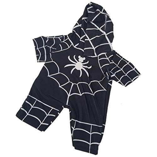 Stuffed Animals Plush Toy Outfit – Black Spider Morph Suit 16”