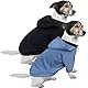 HuaLiSiJi Hunde Hoodie Hundepullover Kleine Hunde Chihuahua Pullover, Warm und Leicht, Mit Einer Weichen Textur, Leicht zu Tragen und Hellen Farben (XXL, Schwarz+Haze Blue)