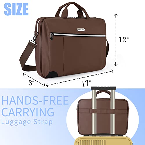 Hxlgmd Laptop Bag 15 15.6 16 Inch Laptop Laptop Sleeve Carrying Case Computer Bag, Waterproof 360° Protective Slim Briefcase Computer And Tablet Shoulder Bag For Men Women Business Office Work-Coffee #TOP5
