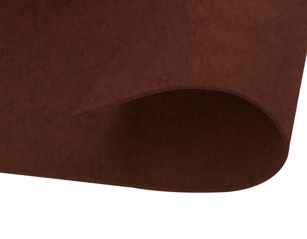 INNSPIRO Acrylic Chocolate Felt Adhesive Sheets 20 x 30 cm x 2 mm. 220 g/m2 10u.