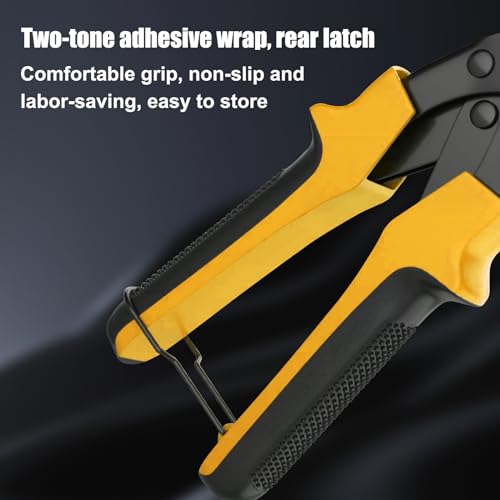 Image of Leather Hole Puncher, Diyife Full Set Punch Tool Kits for Belt, Watch Band, Shoe, Crafting, Handbag Straps, Fabric, with Extra Punch Plates and Ruler, Multi Hole Sizes Make - Yellow | Watch Band, Shoe,Handbag Straps, Fabric, with Extra Punch Plates and Ruler, Multi Hole Sizes Make - Yellow