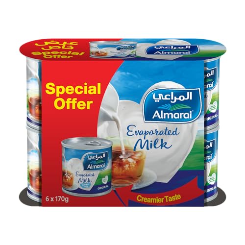 Almarai Evaporated Milk 6 Pack 170 G