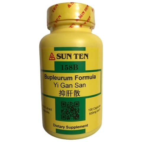 Sun Ten - Bupleurum Formula/Yi Gan San, 158B, 100 Capsules Cover