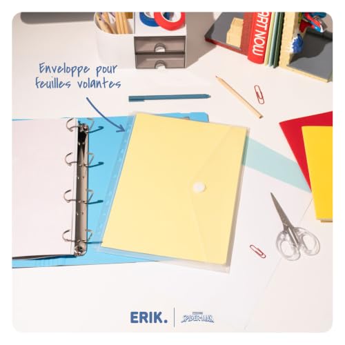 Grupo Erik | Classeur A4 4 Anneaux Marvel, Spiderman, Fournitures Scolaires – vue 5