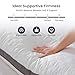 Rainmr Shredded Memory Foam Full Body Pillow, Long Hugging Bed Pillows for Adults, Breathable Extra-Firm Large Pillow for Side Sleep, Big Support Body Pillow for Sleeping (20 x 54 Inches)