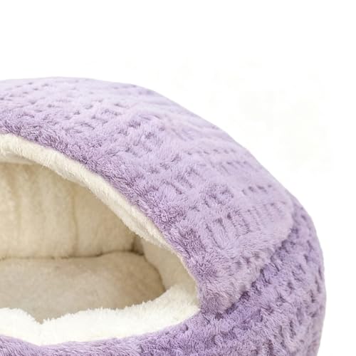 Panier pour chat avec capuche offrez un nid de chiot douillet